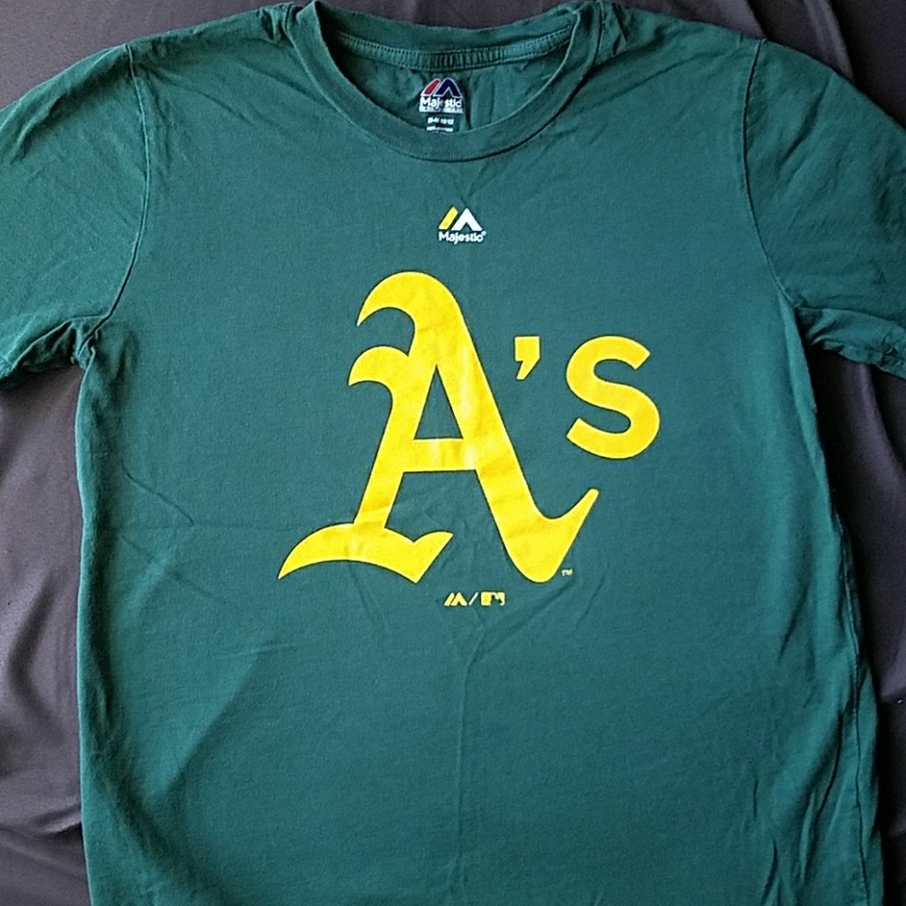 Boys size M 10-12 A's shirt